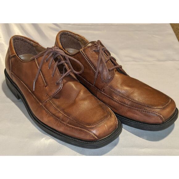 Dockers Men's Perspective Oxford Dress Shoes Tan Brown Size 10 M Lace-up 90-3173 - Picture 1 of 8